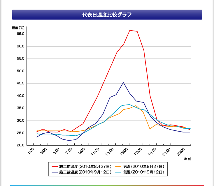 代表日温度比較グラフ