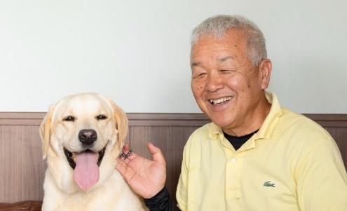 愛犬と笑顔のお施主様